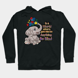 Autism Awareness  Elephant  Teacher Mom Womens Hoodie